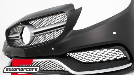Prednji branik C63 AMG dizajn / Mercedes C-klasa W205 S205 C205 A205 (2014-2018) Limuzina T-Model Coupe Cabrio, FBMBW205AMG