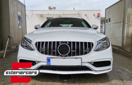 Prednji branik C63 AMG dizajn / Mercedes C-klasa W205 S205 C205 A205 (2014-2018) Limuzina T-Model Coupe Cabrio, FBMBW205AMG