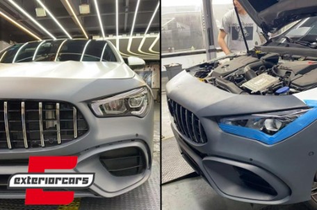 Prednji branik CLA45 AMG dizajn / Mercedes CLA C118 Limuzina X118 Shooting Brake (2019-12.2022), FBMBW118AMG