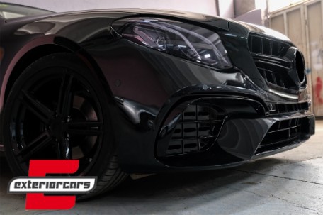Prednji branik E63 AMG dizajn (Black Edition) / Mercedes E-klasa W213 S213 C238 A238 (2016-2019), ZPME25