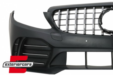 Prednji branik GT dizajn / Mercedes C-klasa W205 S205 C205 A205 (2014-2020) Limuzina T-Model Coupe Cabrio, FBMBW205GT