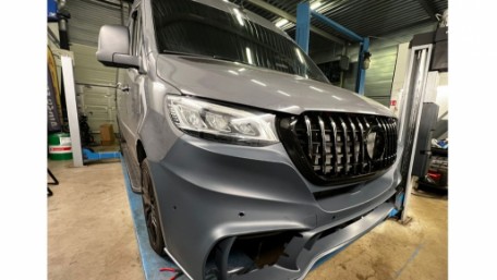 Prednji branik GT dizajn / Mercedes Sprinter W907 W910 (2019-2024), FBMBW907GT