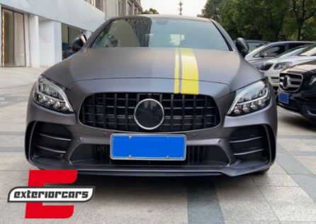 Prednji branik GT-R dizajn / Mercedes C-klasa W205 S205 A205 C205 (2014-2020), FBMBW205GTM