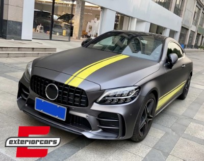 Prednji branik GT-R dizajn / Mercedes C-klasa W205 S205 A205 C205 (2014-2020), FBMBW205GTM