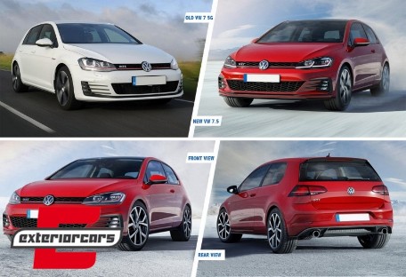 Prednji branik GTI dizajn / VW Golf VII 7.5 (2017-2020), FBVWG7FGTI