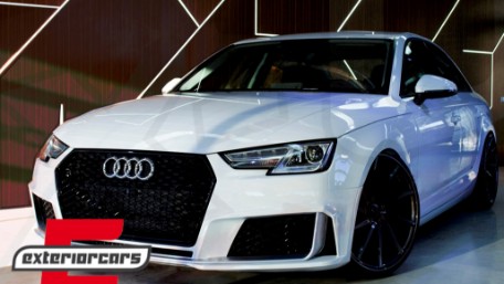 Prednji branik Quattro RS4 dizajn / Audi A4 B9 8W (2016-2019), FBAUA4B9RSB