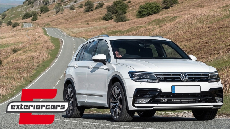 Prednji branik R-line dizajn (PDC) / VW Tiguan II Mk2 AD/BW (2016-2019), FBVWTIIRL