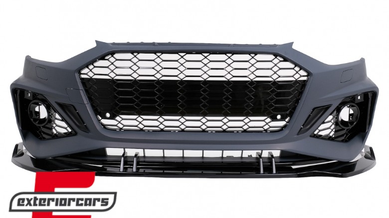 Prednji branik RS4 dizajn / Audi A4 B9 8W Facelift (2020-2024), FBAUA4B9FRSDDS