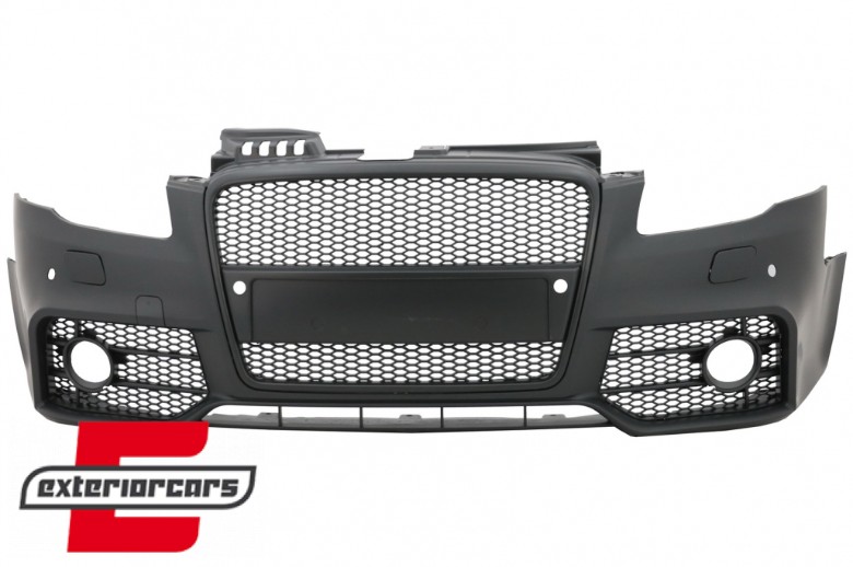 Prednji branik RS4 dizajn (crna) / Audi A4 B7 (2004-2008), ZPAU14