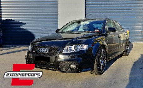 Prednji branik RS4 dizajn (crna) / Audi A4 B7 (2004-2008), ZPAU14