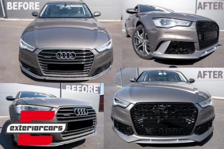 Prednji branik RS6 dizajn / Audi A6 C7 4G Facelift (2015-2018), ZPAU36