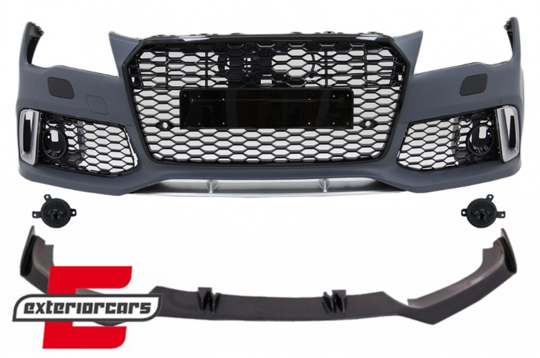 Prednji branik RS7 dizajn & prednji nastavak branika (Carbon) / Audi A7 4G (2010-2014), COFBAUA74GRSWOGRSC