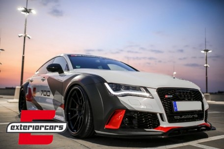 Prednji branik RS7 dizajn & prednji nastavak branika (Carbon) / Audi A7 4G (2010-2014), COFBAUA74GRSWOGRSC