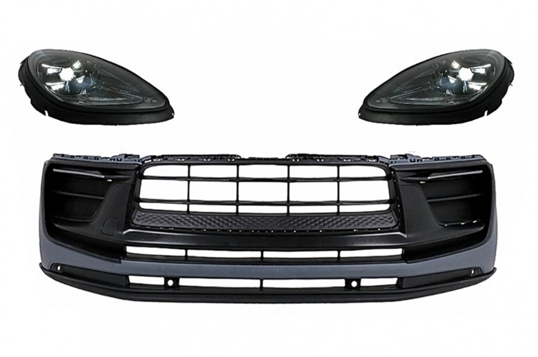 Prednji branik sa prednjim farovima za nadogradnju u GTS dizajn / Porsche Macan 95B (2014-2023), CBFPOMA95B