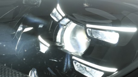 Prednji branik sa prednjim farovima za nadogradnju u GTS dizajn / Porsche Macan 95B (2014-2023), CBFPOMA95B