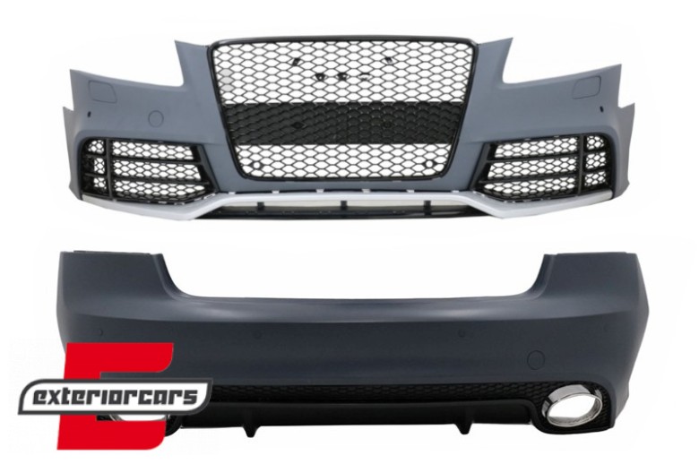 Prednji branik & zadnji branik RS5 dizajn / Audi A5 8T Coupe Cabrio (2007-2011), COFBAUA58TRSDRBTC