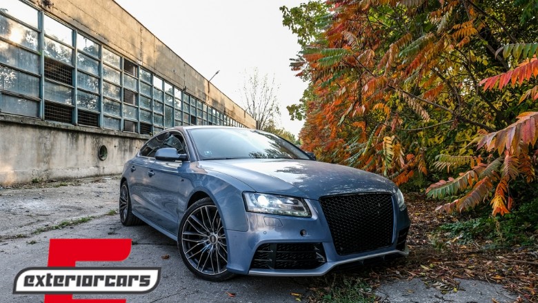 Prednji branik & zadnji branik RS5 dizajn / Audi A5 8T Sportback (2007-2011), COFBAUA58TRSDRDTF