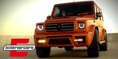 Prednji farovi Bi-Xenon LED Dinamički Sekvencijalni žmigavci M-look / Mercedes W463 G-klasa (2005-2017), HLMBW463OEMBFW