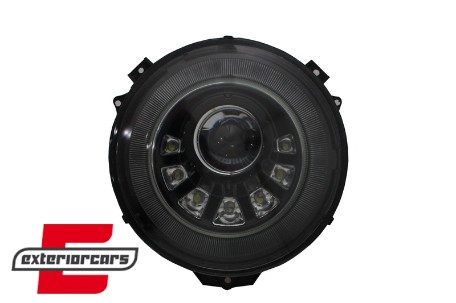 Prednji farovi Bi-Xenon LED M-kvadratni look (chrome) / Mercedes G-klasa W463 (2005-2017), HLMBW463SQB