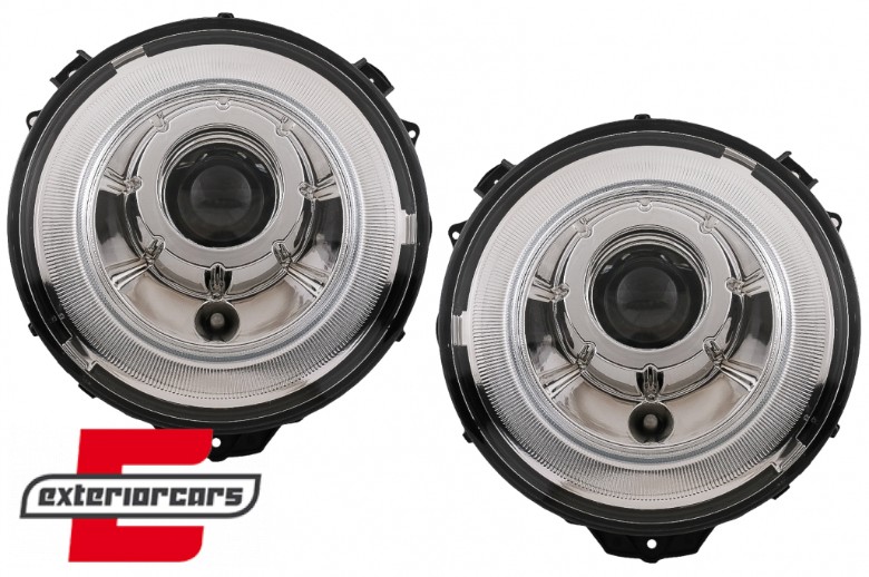 Prednji farovi Bi-Xenon OEM look (chrome) / Mercedes G-klasa W463 (2005-2017), HLMBW463OE