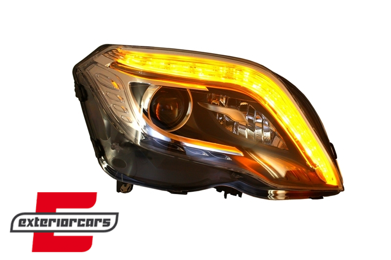 Prednji farovi LED DRL Facelift dizajn / Mercedes GLK X204 (2013-2015), HLMBX204