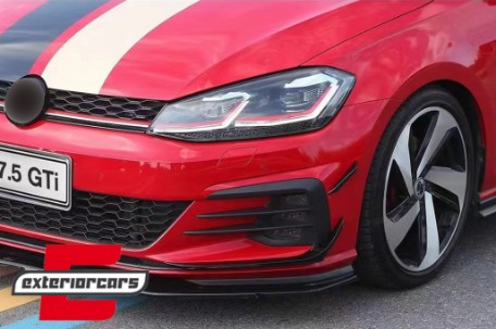 Prednji flapovi (carbon look) / VW Golf 7.5 GTI 5G Hatchback (2017-2020), FBFOBG75GTI