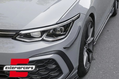 Prednji flapovi (carbon look) / VW Golf 8 Mk8 MQB GTI R-Line (2020-), FBFOBG8GTI