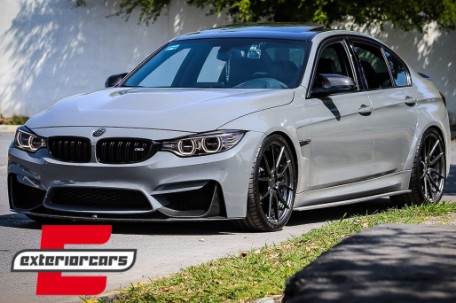 Prednji flapovi (piano crna) / BMW F80 M3 F82 F83 M4 (2014-2019), FLSBMF80MPB