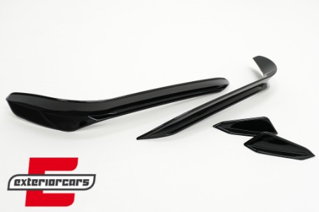 Prednji flapovi (piano crna) / VW Golf 7.5 GTI 5G Hatchback (2017-2020), FBFOBG75GTIPB
