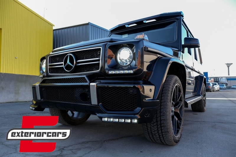 Prednji krovni spojler LED 6×6 B-dizajn / MERCEDES G-klasa W463 (1989-2017), FRSMBW463B