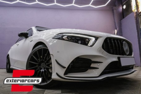 Prednji lip A35 AMG dizajn (piano crna) / MERCEDES A-klasa W177 V177 (04.2018-12.2022), FBLMBW177