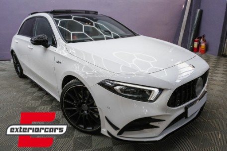 Prednji lip A35 AMG dizajn (piano crna) / MERCEDES A-klasa W177 V177 (04.2018-12.2022), FBLMBW177