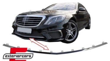 Prednji lip na prednjem braniku S65 AMG dizajn / Mercedes S-klasa W222 (2013-2017), FBSMBW222