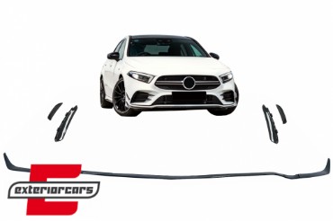 Prednji nastavak branika AMG dizajn (piano crna) / Mercedes A-klasa W177 V177 (04.2018-12.2022), GCP-SW-MB-064-GLS