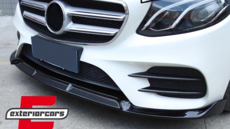 Prednji nastavak branika AMG dizajn (piano crna) / Mercedes E-klasa W213 S213 C238 (2016-2019), FBSMBW213A