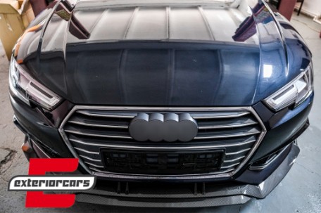 Prednji nastavak branika Carbon look / Audi A4 B9 8W S-Line (2016-2018), FBSAUA4B9ACF