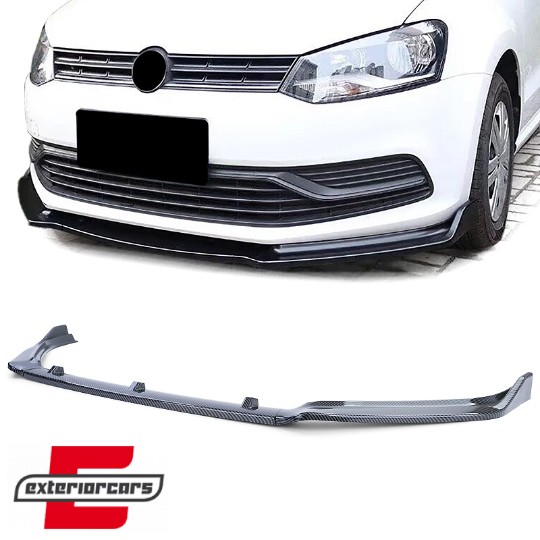 Prednji nastavak branika Cup dizajn (carbon look) / VW Polo 6R 6C Facelift (2009-2017), 40108