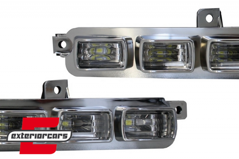 Prednji nastavak branika LED DRL B-dizajn / Mercedes G-klasa W463 G63 G65 (2013-2017), FBSMBW463BOE