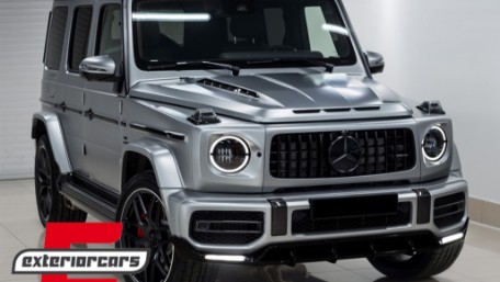 Prednji nastavak branika LED DRL & difuzor zraka B-dizajn / Mercedes G-klasa Facelift W463 W464 (2018-), COFBSMBW464BRD