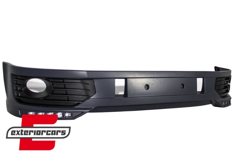 Prednji nastavak branika LED DRL Sportline dizajn / VW Transporter Multivan Caravelle T5 T5.1 Facelift (2010-2015), FBSVWT5B