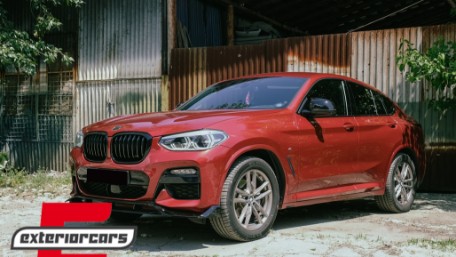 Prednji nastavak branika M-Performance dizajn (piano crna) / BMW X4 G02 X4M M Sport (2018-2021), FBSBMG02MP