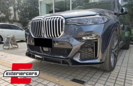 Prednji nastavak branika M-Performance dizajn (piano crna) / BMW X7 G07 LCI M Sport (2020-), FBSBMG07MP