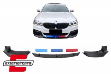 Prednji nastavak branika M5 dizajn (piano crna) / BMW serije 5 G30 G31 limuzina karavan (2017-2019), FBSBMG30M5