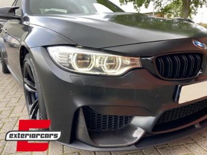 Prednji nastavak branika (mat crna) / BMW F80 M3 limuzina F82 M4 Coupe F83 M4 Cabrio (2014-2019), FBSBMF80M
