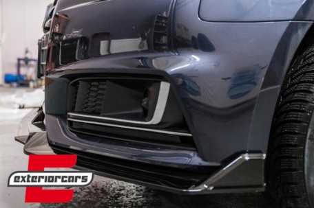 Prednji nastavak branika (piano crna) / Audi A4 B9 8W S-Line (2016-2018), FBSAUA4B9APB