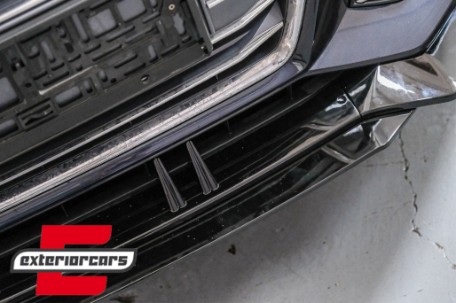 Prednji nastavak branika (piano crna) / Audi A4 B9 8W S-Line (2016-2018), FBSAUA4B9APB