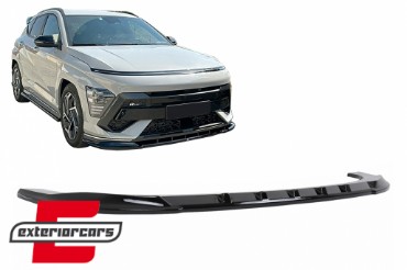 Prednji nastavak branika (piano crna) / Hyundai Kona N-Line Mk2 (2023-), FBSHYKMK2