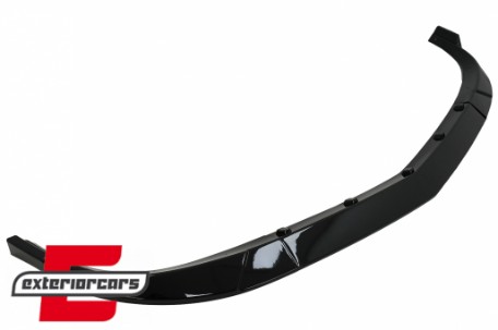 Prednji nastavak branika (piano crna) / Mercedes C-klasa W204 S204 C204 Sport Line (2011-2014), FBSPMBW204AMG