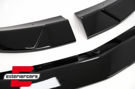 Prednji nastavak branika (piano crna) / Mercedes C-klasa W204 S204 C204 Sport Line (2011-2014), FBSPMBW204AMG
