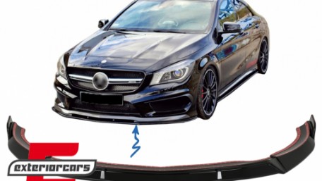 Prednji nastavak branika (piano crna) / MERCEDES CLA45 C117 X117 (2013-2016), FBSMBW117AMG
